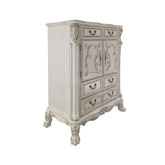 ACME Dresden Bone White Finish Dresden  Chest Model BD01677